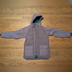Burgundy + Teal Mountain Hardwear Insulated Gore-tex Hooded Jacket